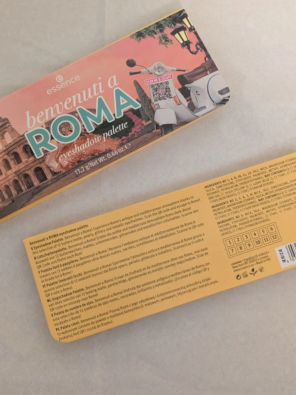Benvenuti a Roma Eyeshadow Palette - Pastel Pink & Mint Shades 2/$6